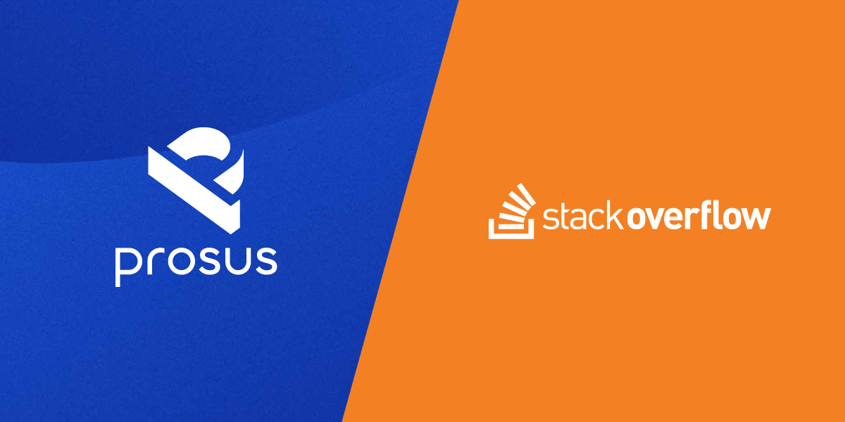 prosus and stack overflow logos side by side